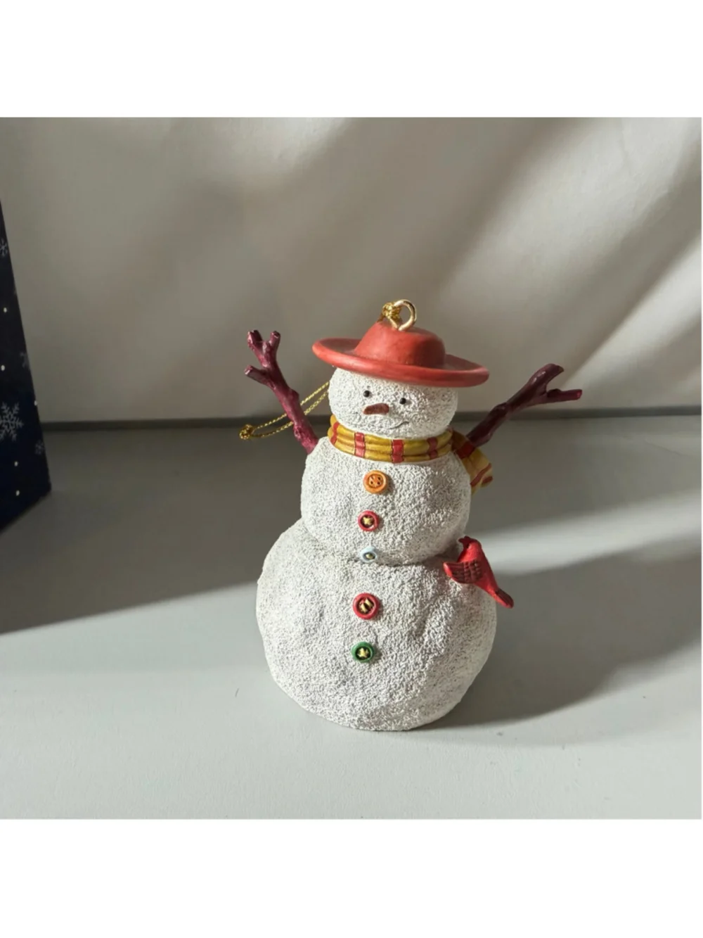 Lang Snowman Ornament One Size White Red Holiday Decor